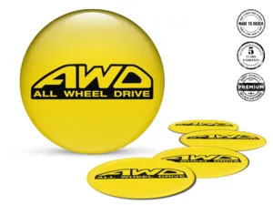 Subaru Radaufkleber Logo Hochwertige Epoxy-Edition
